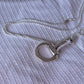 Large Half Snaffle Bit Necklace (Sterling Silver 925)