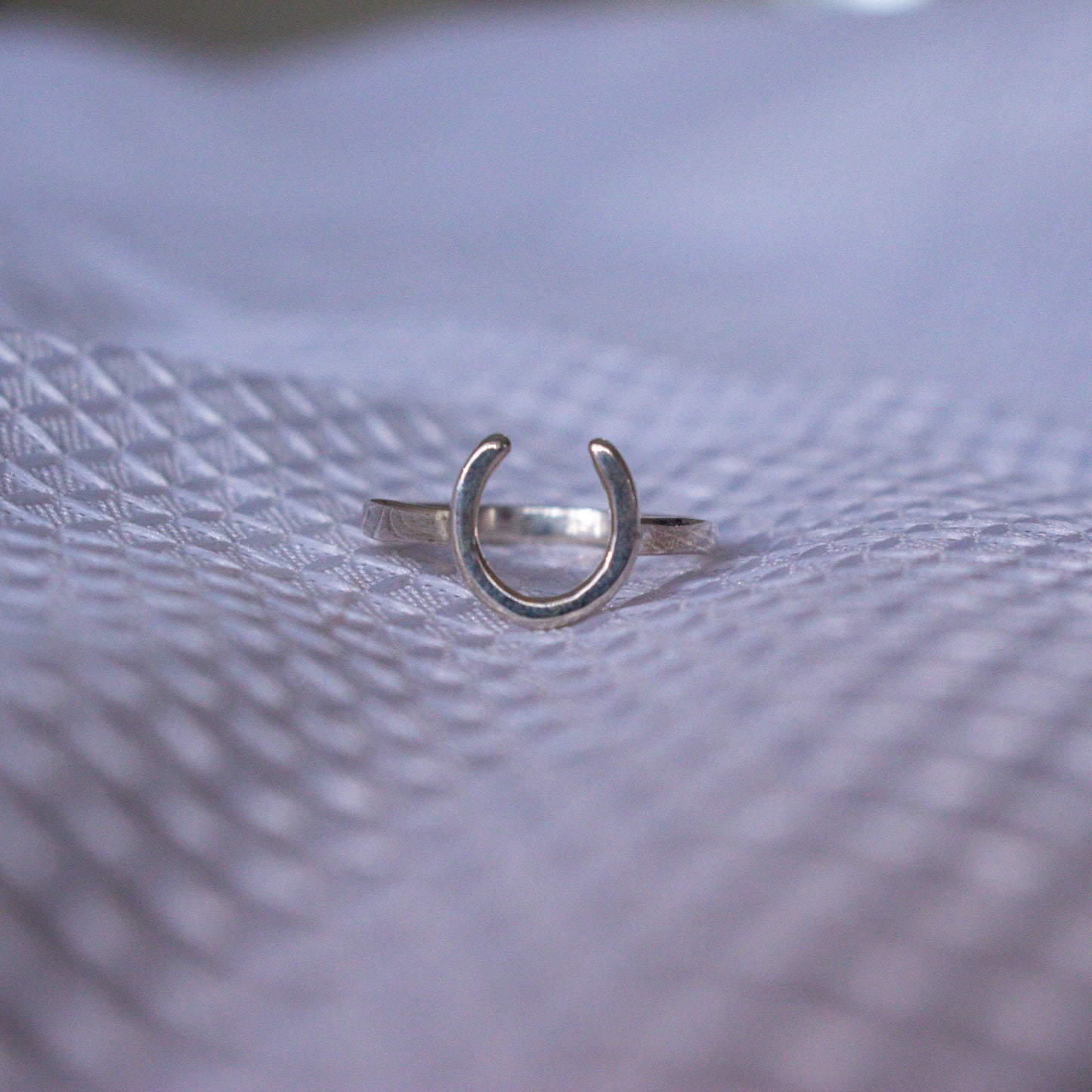 Horse Shoe Ring (Sterling Silver 925)