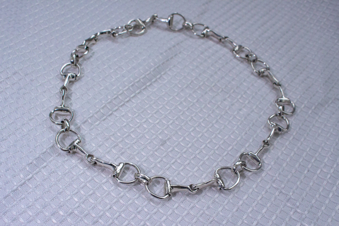 Small Horsebit Necklace (Sterling Silver 925)