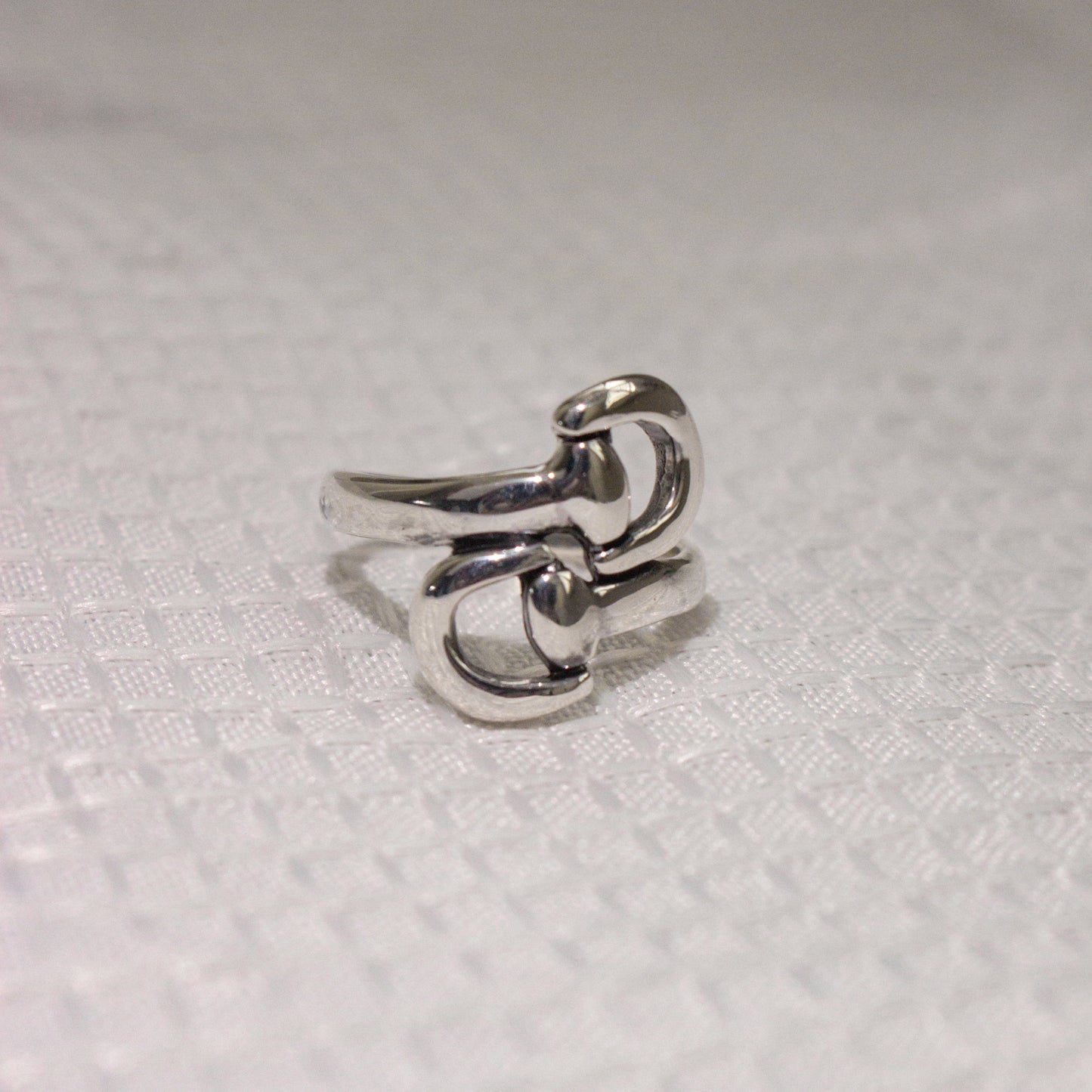 Horse Bit Wrap Around Ring (Sterling Silver 925)