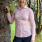 Helen Stud Front Cooling Shirt - Pink