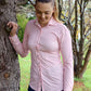 Helen Stud Front Cooling Shirt - Pink