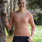 Pippa Cotton Cable Knit Sweater - Terracotta