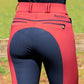 Bianca Meryl Comfort Breeches -  Chili Red/Navy LIMITED COLOUR