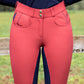 Bianca Meryl Comfort Breeches -  Chili Red/Navy LIMITED COLOUR