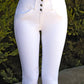 Gemma Superskin High Waisted Breeches - White NEW