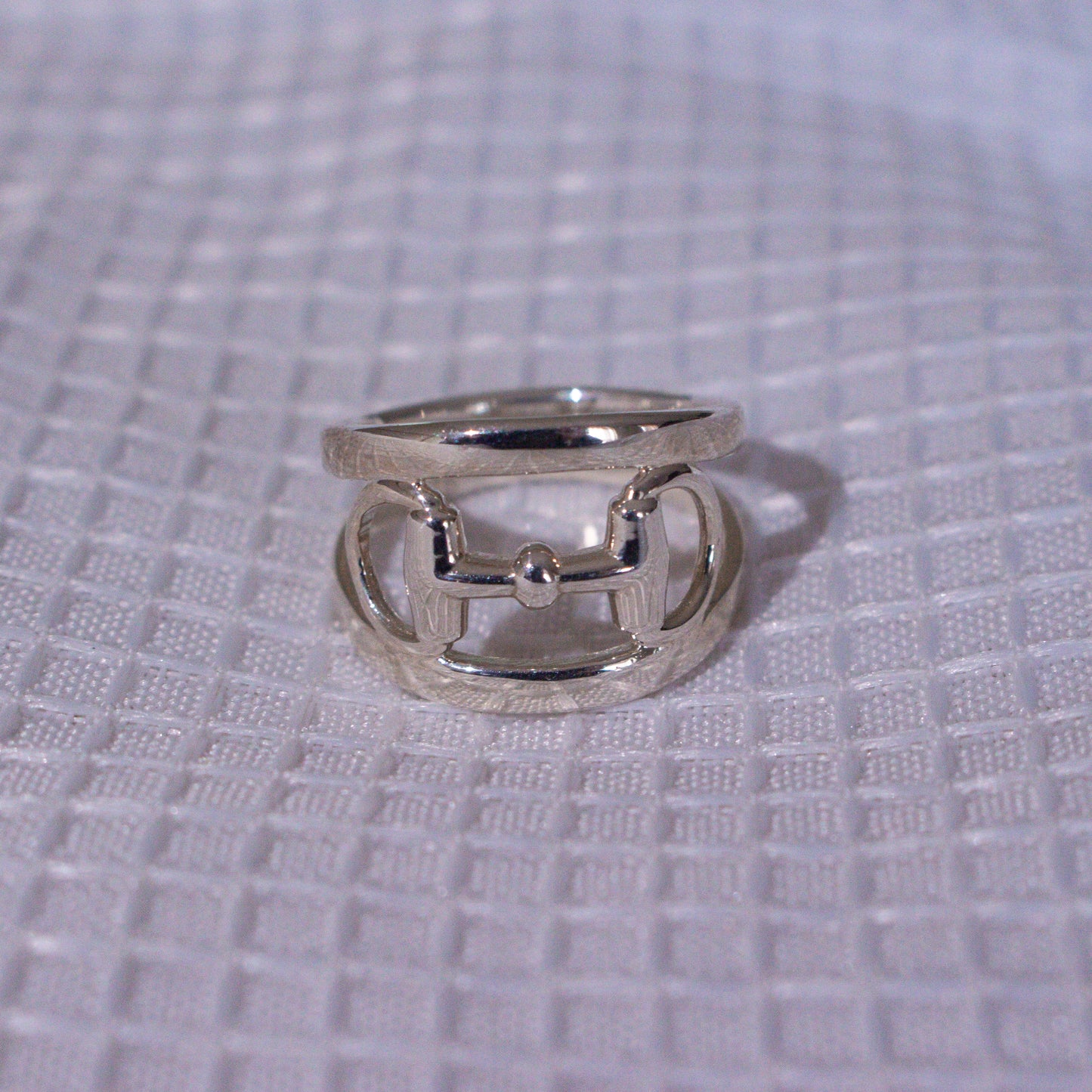 Wide Bit Ring (Sterling Sliver 925)