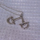 Loose Snaffle Chain Necklace (Sterling Silver 925)